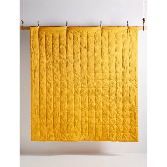 Anthropologie Bedding Anthropologie Layne Velvet Quilt King Maize Poshmark